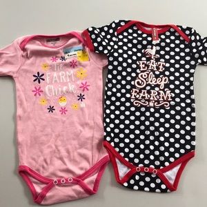 2 international harvester onesies size 9 and 12 mo